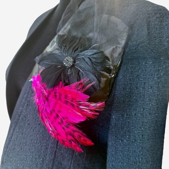 GIVENCHY TWEED EMBELLISHED BLAZER SIZE 40 FR, 8-10 US NEW - Picture 5 of 8